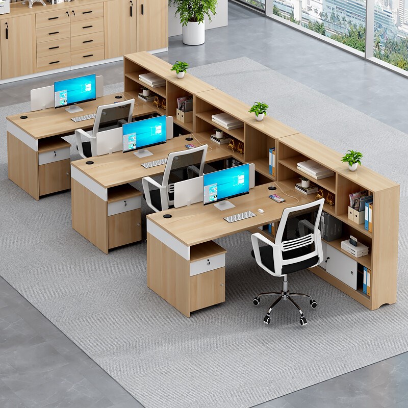 办公桌椅现代屏风卡位公司职员桌椅员工 办公桌子 办公室