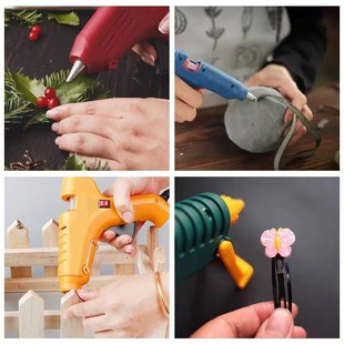 咖啡色热熔胶棒环保手工DIMM彩色高粘热熔胶条MM塑料颜料棒