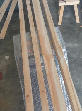 **9M实木床子松木杉木床梁床体承重木方横条床托床板横杆