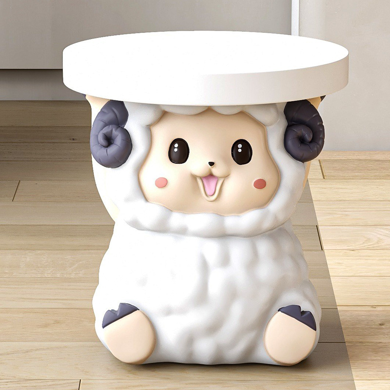 卡通换鞋凳家用玄关进门口置物坐客厅落地大摆件可爱家居饰品