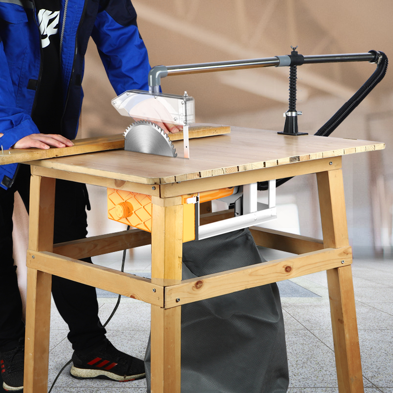 9寸无尘倒装锯木工石膏板吸尘台锯地板锯切割机裁板锯家用电圆锯