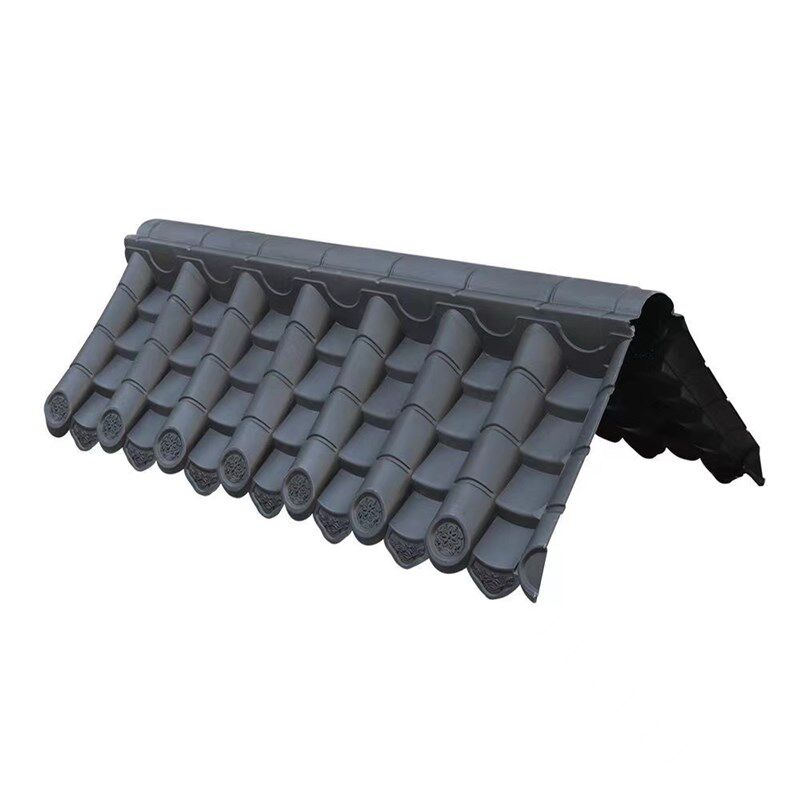 墙特大号中式仿古面一体塑料树脂C围墙压顶墙头瓦墙帽