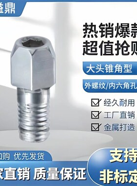 定位销 YCC01 YCC02 YCC03 06 大头锥角型 外螺纹型 内六角孔型