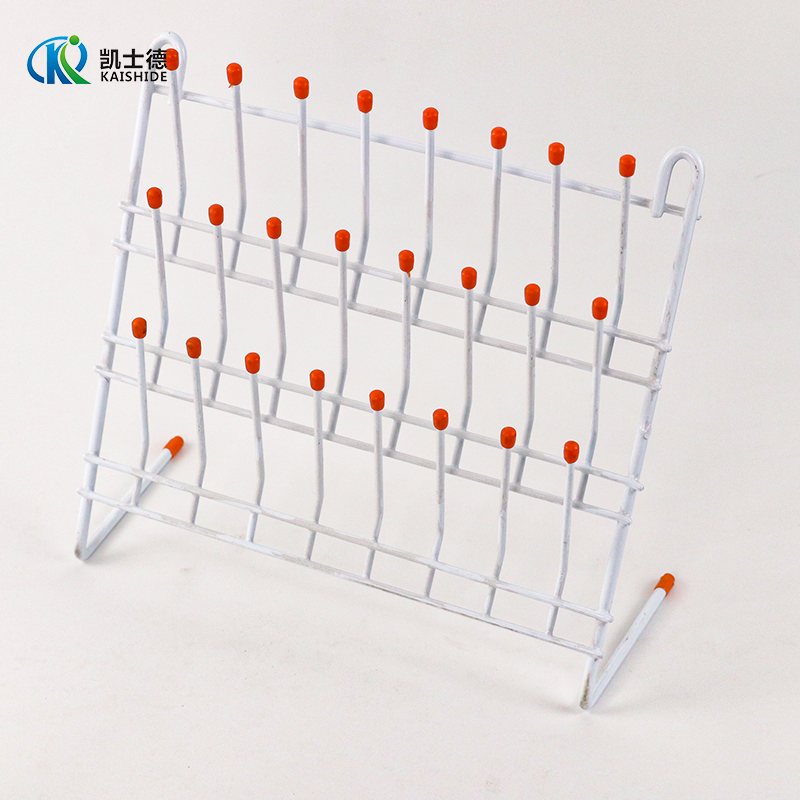 实验室滴水架 2 2  55位烧杯烧瓶试管沥水架铁制喷塑