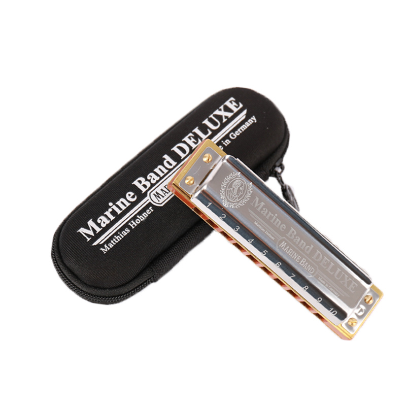 Hohner和来MBD布鲁斯10孔专业演奏口琴1896豪华版 德国原装进口