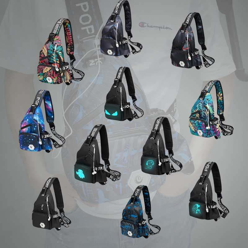 2021新品胸包男青少年多功能单肩斜挎包潮牌学生帆布小背包腰包女,箱包皮具/热销女包/男包,男士包袋,淘宝优惠券,粉丝福利购,淘宝优惠卷