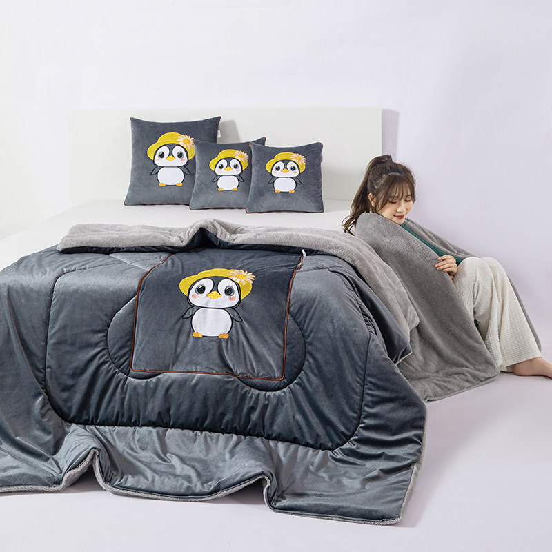 卡通抱枕被子两用加厚汽车靠垫枕头被办公室沙发午睡可折叠空调被,居家布艺,抱枕被,淘宝优惠券,粉丝福利购,淘宝优惠卷