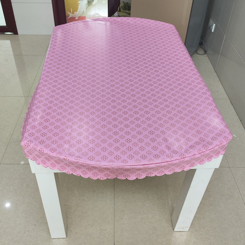 椭圆形pu皮罩烤火罩餐桌桌布套防水防油免洗桌垫防烫耐脏2023新款