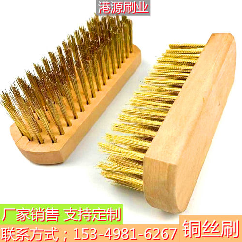 比萨烤炉刷铜丝鬃毛商用烤箱刷 洁刷大型长柄披萨面包烤炉窑炉