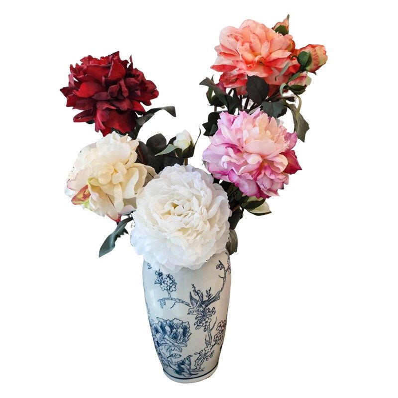 复古油画牡丹束家居桌面装饰仿真芍药档假绢软装,家居饰品,仿真花/假花,淘宝优惠券,粉丝福利购,淘宝优惠卷