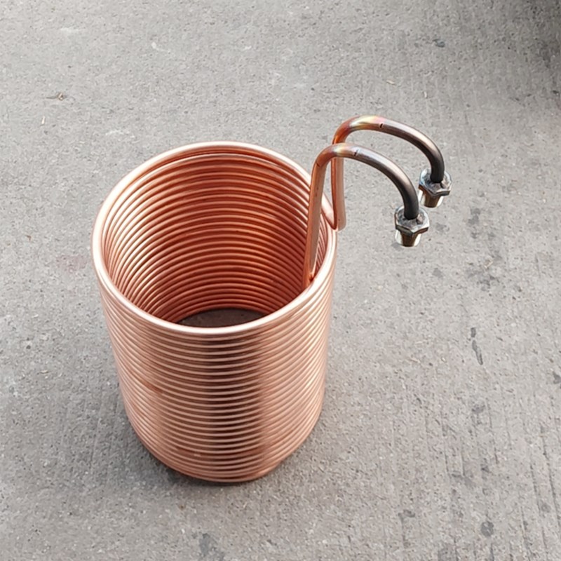 紫铜冷却管盘管12/14MM铜管冷却散热管水箱循环蒸发器换热管3 4分