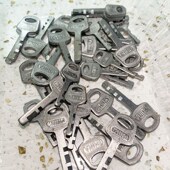 叶片挂锁通把钥匙左右无簧叶片挂锁锁具