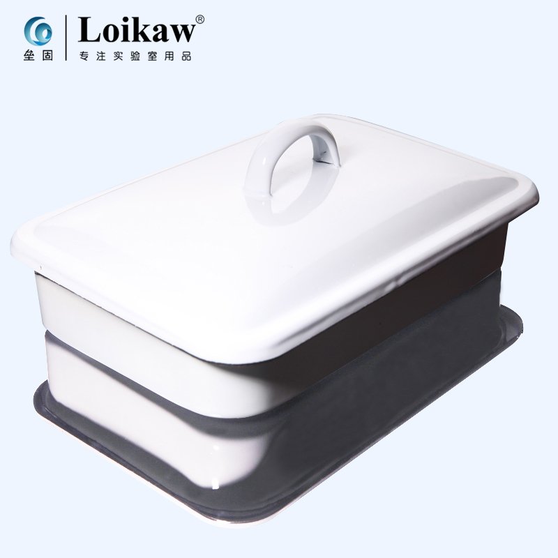 实验带盖搪瓷方盘搪瓷量杯0/10020**0***5**0cm