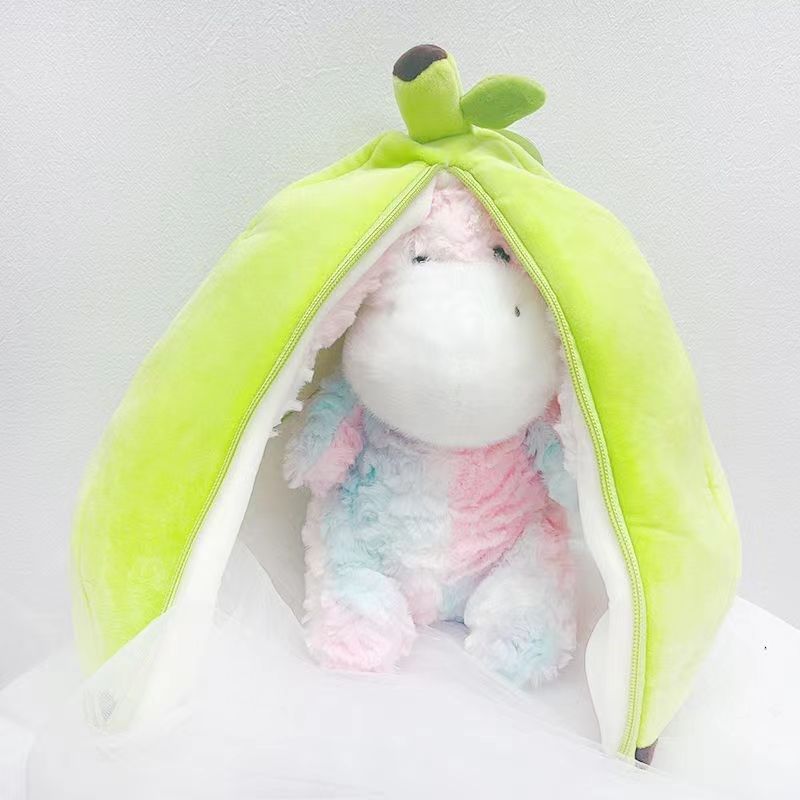 可爱变身蕉驴毛绒玩具创意u沙雕蕉驴玩偶儿童抱枕闺蜜儿童节礼物