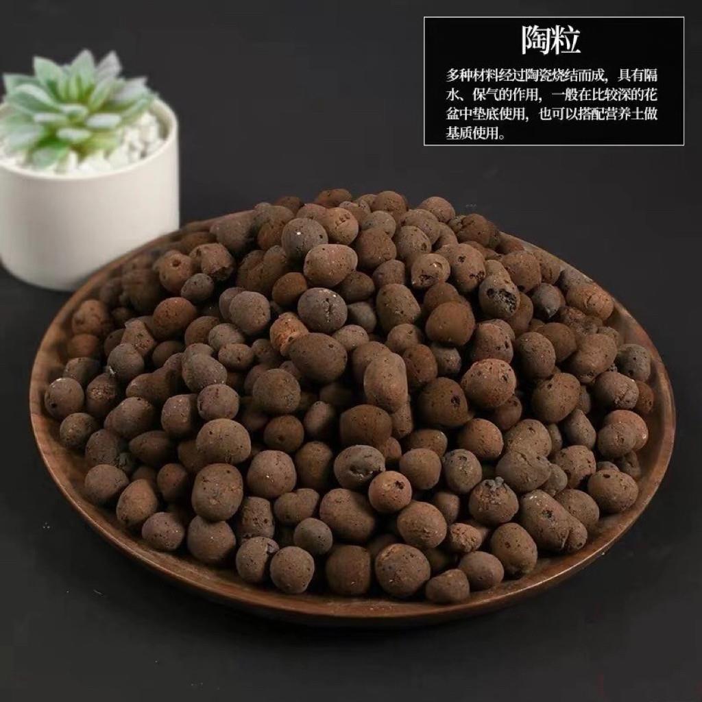 陶粒/陶泥/火烧泥土/球形粘土/多肉l兰花栽培基质/水族种植底砂图片