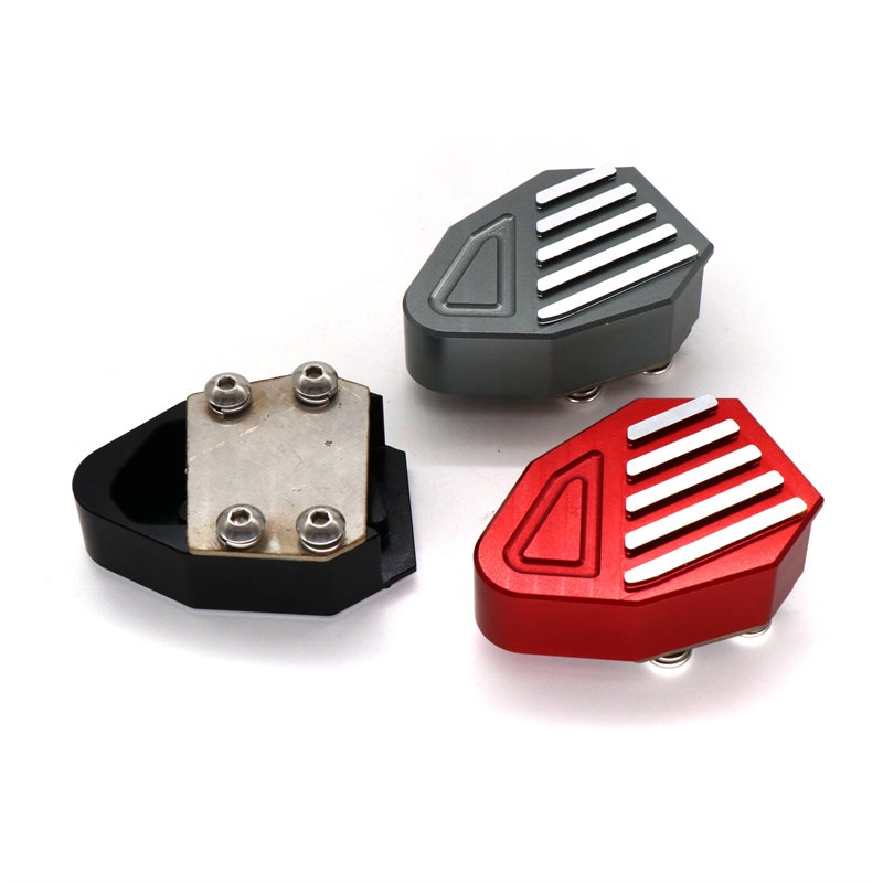 适用QJ钱江SRK追3改装加大刹车踏板加宽边脚撑边撑防滑垫块配件