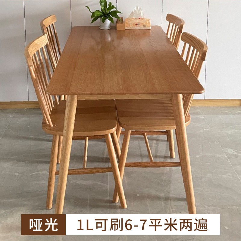 桌面地板翻新油漆木头木板实木家具上色木地板专用漆楼梯扶手改色