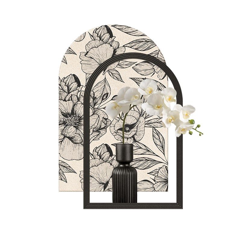 南洋风入户玄关装饰画年新款高端卉壁画中古风走廊过道挂画,家居饰品,现代装饰画,淘宝优惠券,粉丝福利购,淘宝优惠卷