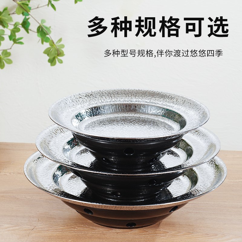 剁椒鱼头锅商用海鲜煲浅汤盘酒精炉干锅盘新疆大盘鸡蟹肉煲牛蛙盘