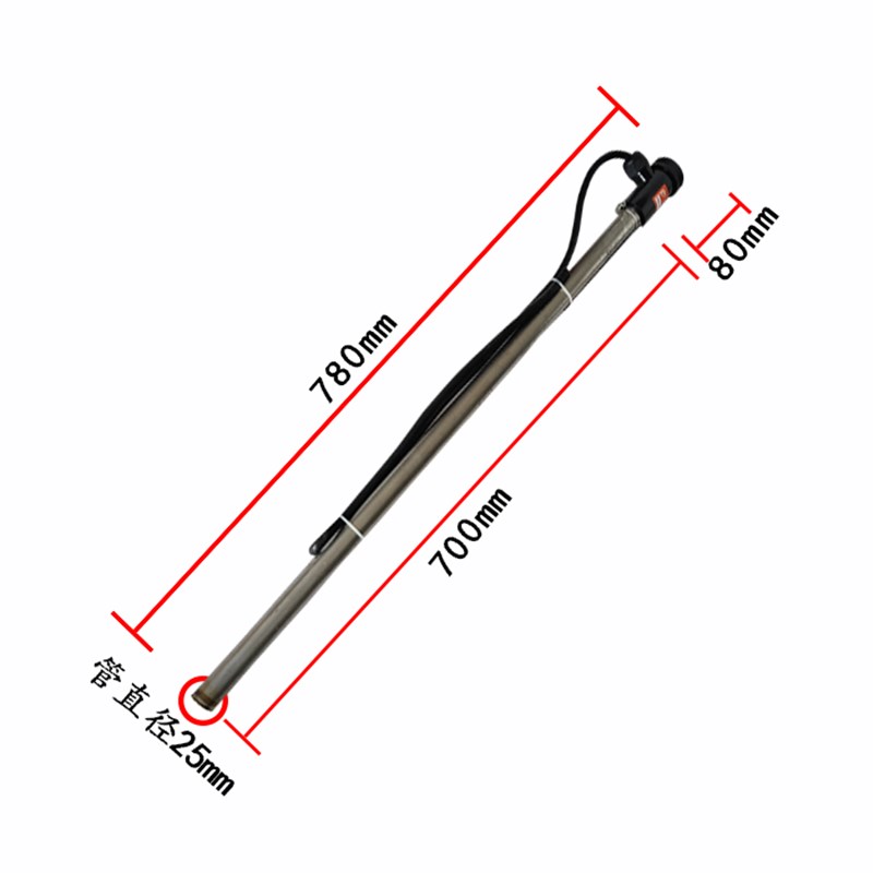 钛电镀管发热棒电镀槽加热棒液体加热器耐酸碱防腐蚀220/v/kw