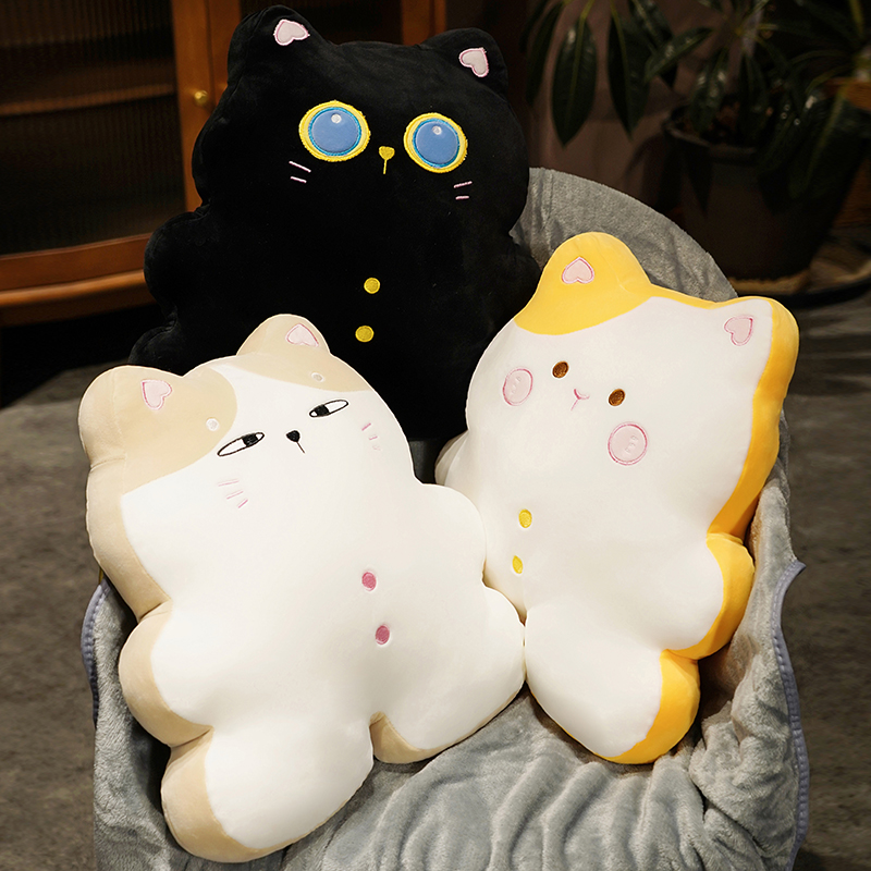猫咪车用抱枕被子两用车载办公室枕头午睡空调毯子二合一汽车靠枕