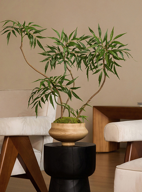 海虹雅林仿真花十大功劳室内客厅卧室桌面永生花假花绿植装饰摆件