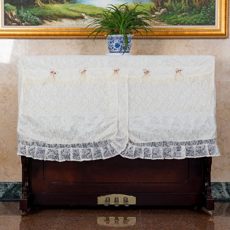 荷蕾丝钢琴半罩 层钢琴防尘罩 分帘钢琴 钢琴罩两件,居家布艺,钢琴罩,淘宝优惠券,粉丝福利购,淘宝优惠卷