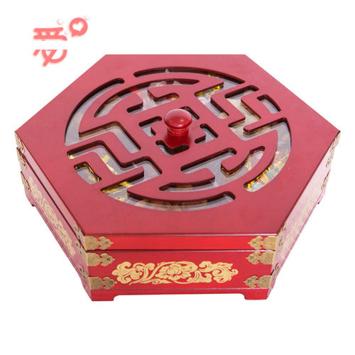 实木糖果盒 瓜子盘新年干果盘婚庆品 创意环保零食点心喜糖盒