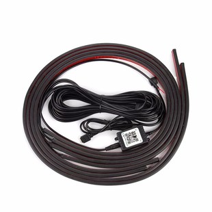 汽车底盘灯通用七彩气氛灯侧裙照地埋灯幻彩流光跑马灯LD灯带防水