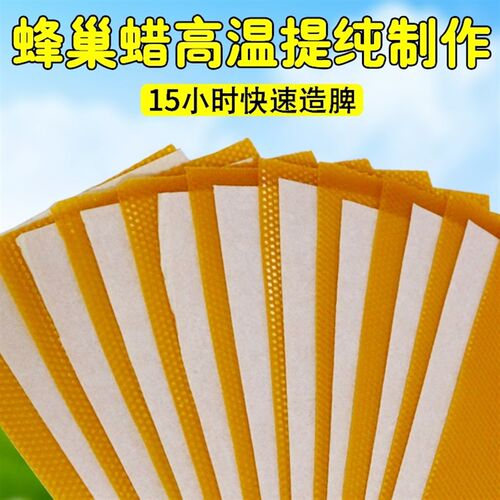 成品巢框中蜂带巢础框巢基巢脾框蜜蜂巢杉木蜂箱养蜂工具全
