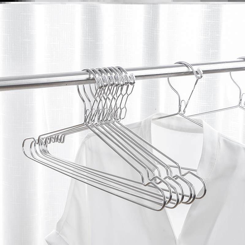 高楼防风衣架自动卡扣防掉防吹落挂衣固定扣学生宿舍晾衣架