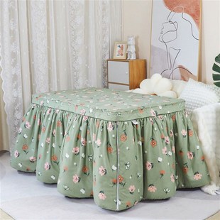 新款拆洗揭盖烤火被罩加厚电暖桌被罩长方形取暖桌茶几被罩