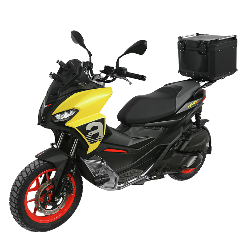 沸驰适用阿普利亚SR GT200踏板摩托车尾箱后备箱铝合金改装快拆