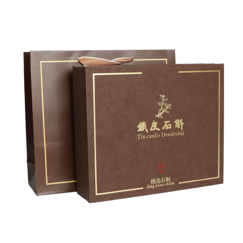 霍山铁皮石斛包装礼盒高档枫斗空盒子0克0克新款礼品盒包装盒