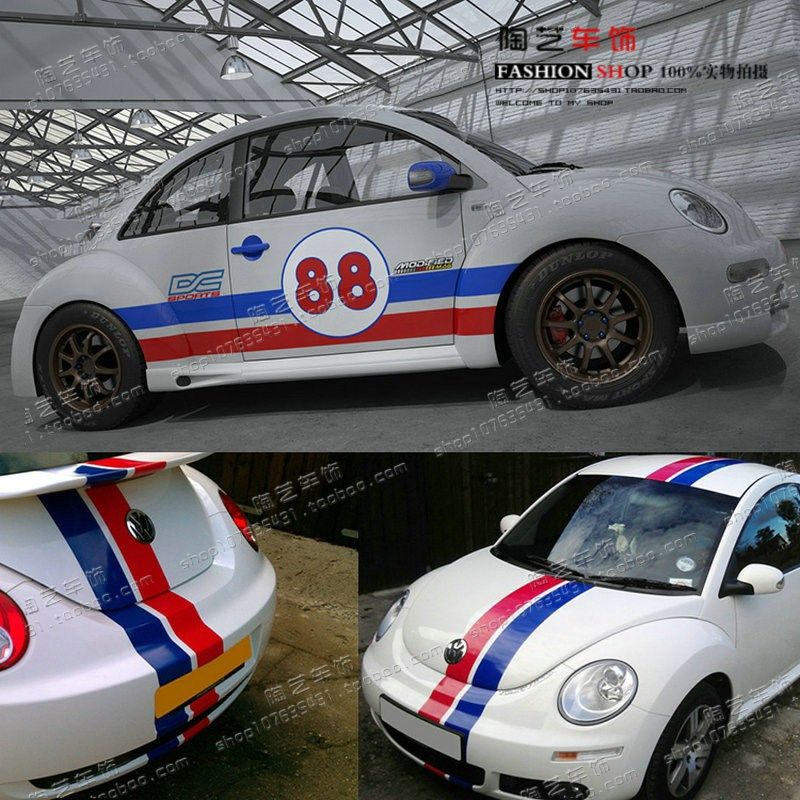 大众甲壳虫车拉纸粉红豹 欧拉芭蕾猫卡通汽车拉改装饰,汽车用品/电子/清洗/改装,汽车装饰贴/反光贴,淘宝优惠券,粉丝福利购,淘宝优惠卷