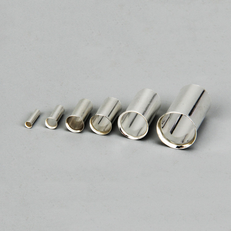 EN管型裸端子7欧式紫铜管接线鼻子