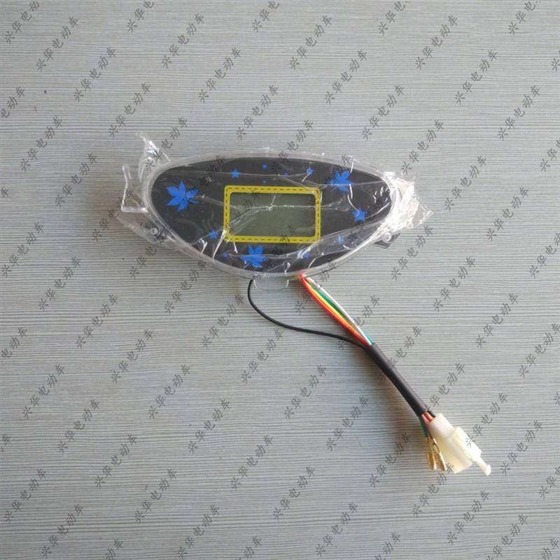 电动车液晶仪表 电量显示屏 数字显示速度里程改装48V60V仪表总成