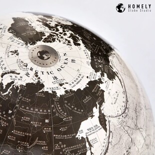 宏微地球书房客厅办公室样板间复古业乔迁礼品