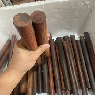 擀面杖 红木工艺品 老挝大红酸枝木棍 擀面杖