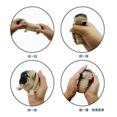 创意儿童哈巴狗狗拉拉乐沙填充减压捏捏乐发泄球学生摔烂