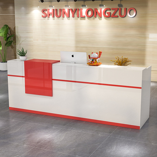 公司前台接待台收银台吧台柜商用店铺小型院服务咨询定制
