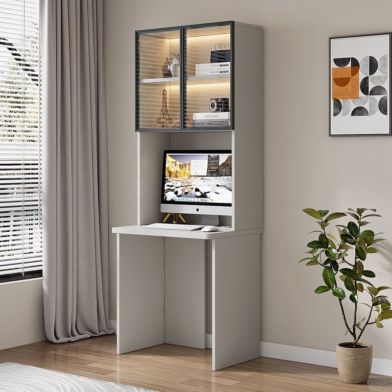 电脑桌台式卧室家用办公桌子全实木儿童书桌书架一体桌学习书桌,住宅家具,电脑桌,淘宝优惠券,粉丝福利购,淘宝优惠卷