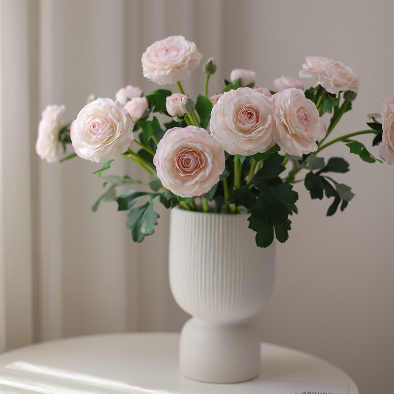 高品质毛莨仿真露莲洋牡丹绢家居装饰摆设假拍摄道具手感,家居饰品,仿真花/假花,淘宝优惠券,粉丝福利购,淘宝优惠卷