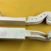 中提琴普及琴头 寸中提琴普及琴头 中提琴制作材料