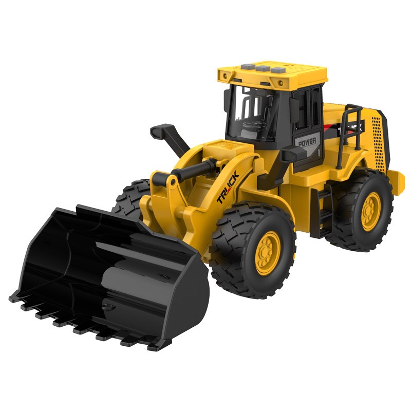 文艺车玩推土机工程车儿童故事机男孩讲唱歌仿真惯性铲压路机