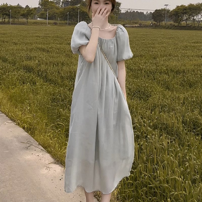 高级感孕妇裙子夏装法式气质温柔风仙女连衣裙夏季孕期妈妈小个子