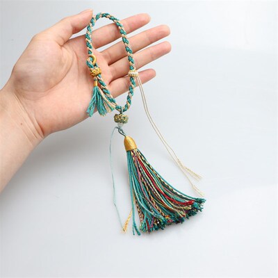 DIY文玩手搓棉线流苏手工藏式流苏穗子手编绳手串包挂藏风配件