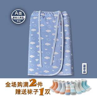 淘美兔新生婴儿下半身包裙宝宝抱裙半截包被棉垫子加大纯棉冬厚款