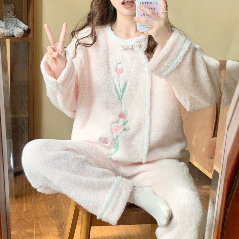 冬季孕妇睡衣哺乳加厚产妇秋冬法兰绒月子服女春秋专用家居服孕期,孕妇装/孕产妇用品/营养,家居服套装,淘宝优惠券,粉丝福利购,淘宝优惠卷