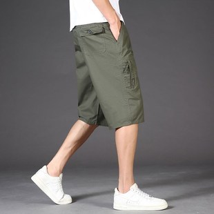 七分裤 休闲纯棉短裤 裤 新款 男 子工装 男士 百搭直筒裤 2025年夏季 修身